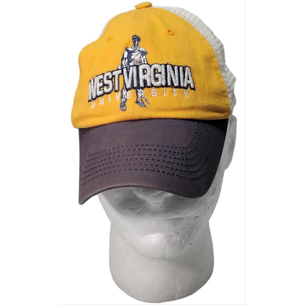 West Virginia Mountaineers NCAA Top Of The World Mesh Back Snapback Hat Cap
